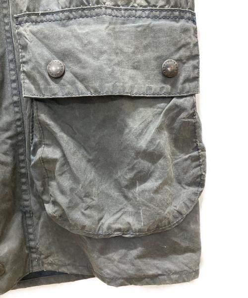 Barbour（バブアー）Barbour (バブアー) BORDERオイルドコート グレー サイズ:34の古着・服飾アイテム