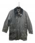 Barbour（バブアー）の古着「BORDERオイルドコート」｜グレー