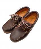Timberlandティンバーランド）の古着「デッキシューズ」｜ブラウン
