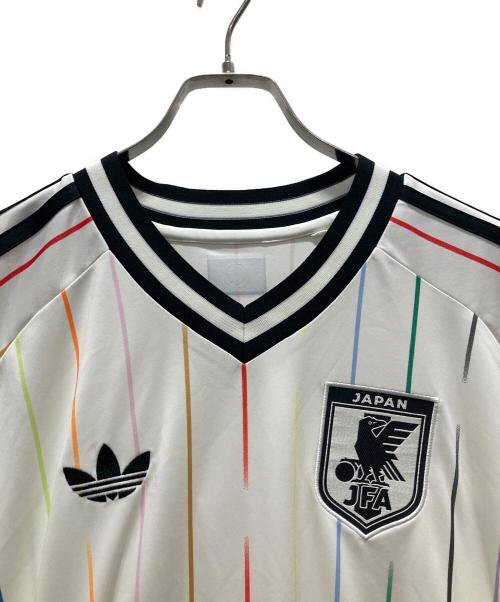 adidas（アディダス）adidas (アディダス) レプリカ ユニフォーム ホワイト サイズ:2XLの古着・服飾アイテム