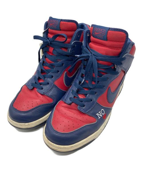 NIKE（ナイキ）NIKE (ナイキ) SUPREME (シュプリーム) Dunk High By Any Means レッド サイズ:28の古着・服飾アイテム