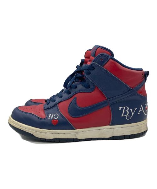 NIKE（ナイキ）NIKE (ナイキ) SUPREME (シュプリーム) Dunk High By Any Means レッド サイズ:28の古着・服飾アイテム