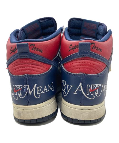 NIKE（ナイキ）NIKE (ナイキ) SUPREME (シュプリーム) Dunk High By Any Means レッド サイズ:28の古着・服飾アイテム