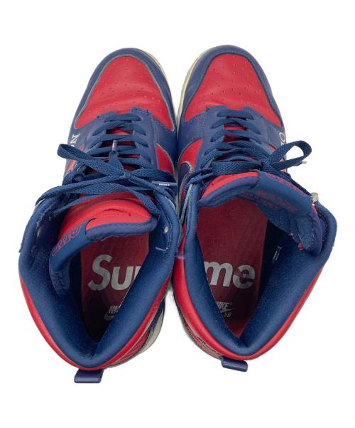 NIKE（ナイキ）NIKE (ナイキ) SUPREME (シュプリーム) Dunk High By Any Means レッド サイズ:28の古着・服飾アイテム
