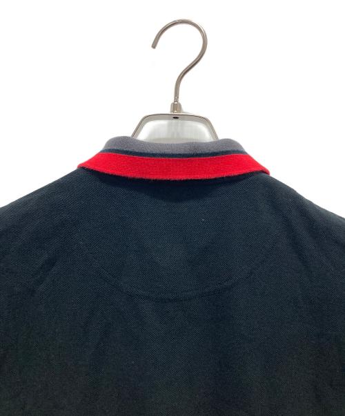 Vivienne Westwood man（ヴィヴィアン ウェストウッド マン）Vivienne Westwood man (ヴィヴィアン ウェストウッド マン) ラインオーブ刺繍ライトニング ポロシャツ ブラック サイズ:44の古着・服飾アイテム