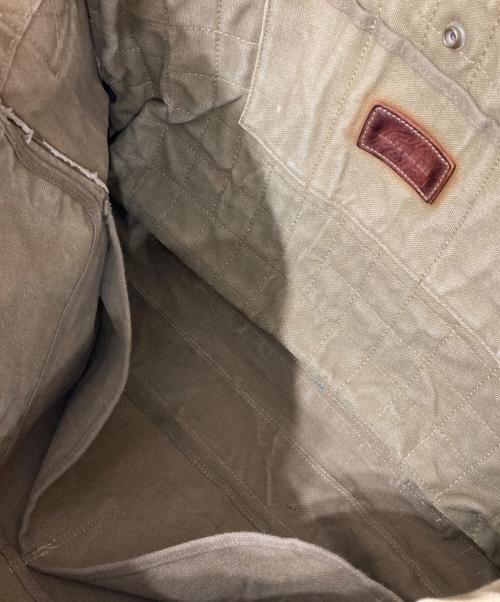 RALPH LAUREN（ラルフローレン）RALPH LAUREN (ラルフローレン) ミリタリーキャンバスショルダーバッグ カーキの古着・服飾アイテム