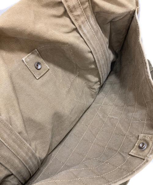 RALPH LAUREN（ラルフローレン）RALPH LAUREN (ラルフローレン) ミリタリーキャンバスショルダーバッグ カーキの古着・服飾アイテム