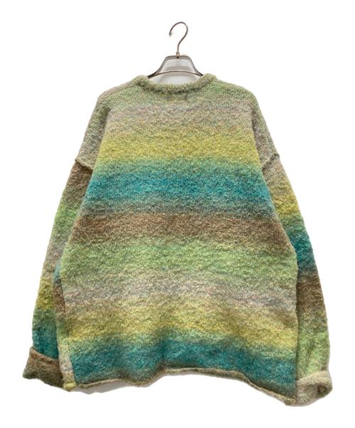 YOUNGER SONG（ヤンガーソング）Younger Song (ヤンガーソング) グラデーションニット グリーン サイズ:Mの古着・服飾アイテム