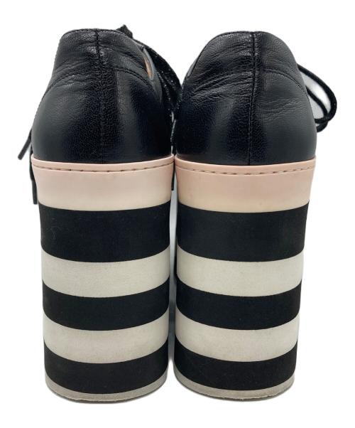 GUCCI（グッチ）GUCCI (グッチ) プラットフォームスニーカー ブラック サイズ:35の古着・服飾アイテム
