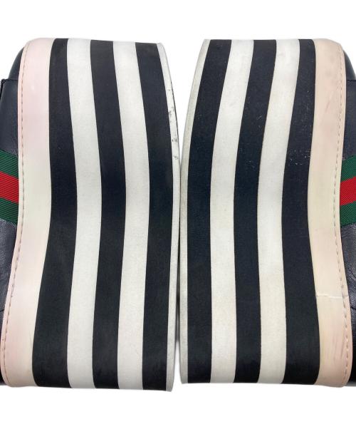 GUCCI（グッチ）GUCCI (グッチ) プラットフォームスニーカー ブラック サイズ:35の古着・服飾アイテム