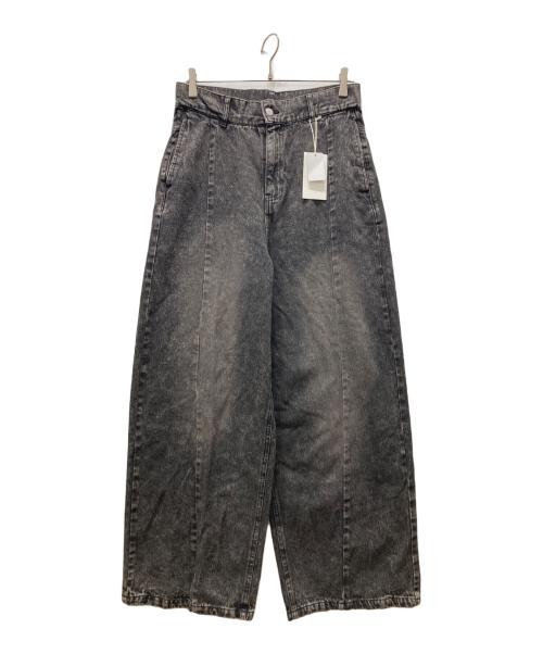 LILL（リル）LILL (リル) 12oz ルーズシルエットシームデニムパンツ ブラック サイズ:Mの古着・服飾アイテム
