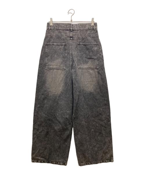 LILL（リル）LILL (リル) 12oz ルーズシルエットシームデニムパンツ ブラック サイズ:Mの古着・服飾アイテム