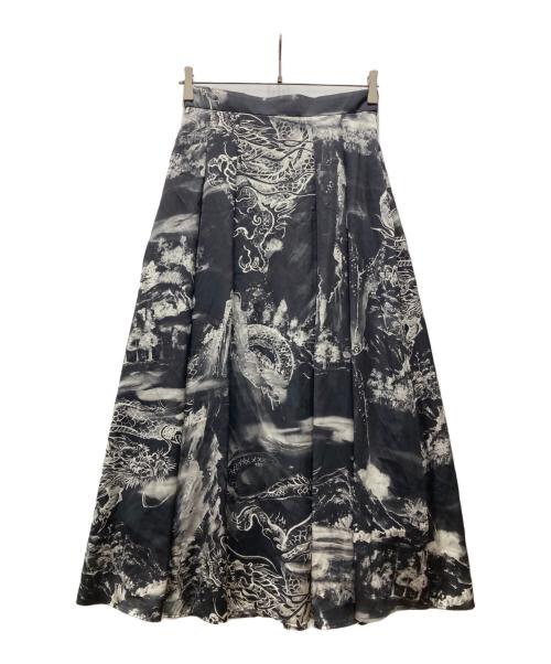 &ellecy（アンドエルシー）&ELLECY (アンドエルシー) ロングスカート ブラック サイズ:Mの古着・服飾アイテム