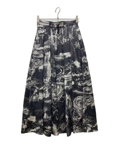 &ellecy（アンドエルシー）&ELLECY (アンドエルシー) ロングスカート ブラック サイズ:Mの古着・服飾アイテム