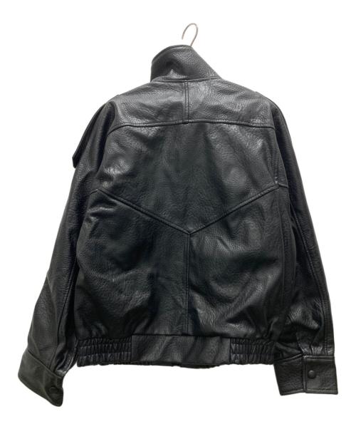 ZARA（ザラ）ZARA (ザラ) フェイクレザーバイカージャケット ブラック サイズ:Sの古着・服飾アイテム