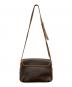 CELINE (セリーヌ) マカダムショルダーバッグ ブラウン：15000円