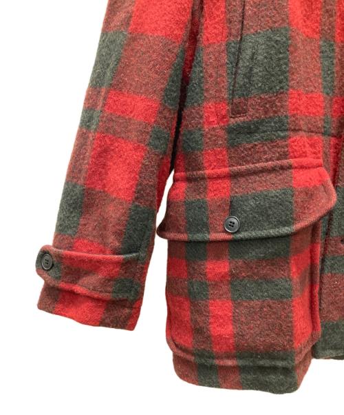 POLO RALPH LAUREN（ポロ・ラルフローレン）POLO RALPH LAUREN (ポロ・ラルフローレン) バッファローチェック マッキーノジャケット レッド サイズ:Mの古着・服飾アイテム