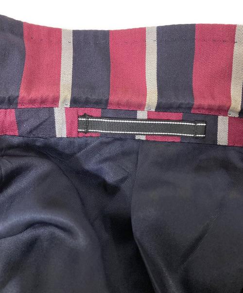 dunhill（ダンヒル）dunhill (ダンヒル) ストライプ テーラードジャケット パープル サイズ:50の古着・服飾アイテム