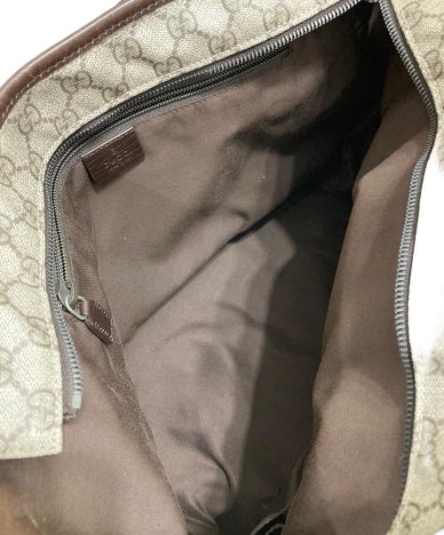 GUCCI（グッチ）GUCCI (グッチ) GGスプリーム トートバッグ ベージュの古着・服飾アイテム