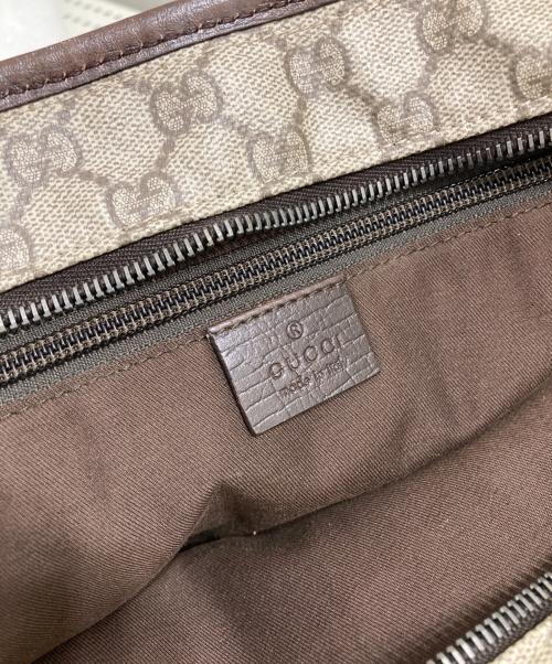 GUCCI（グッチ）GUCCI (グッチ) GGスプリーム トートバッグ ベージュの古着・服飾アイテム