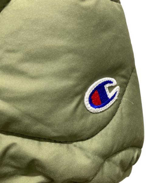 Champion（チャンピオン）Champion (チャンピオン) Ne-net (ネネット) にゃー キルティングジャケット カーキ サイズ:Lの古着・服飾アイテム