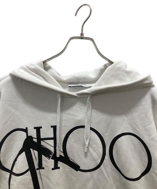 JIMMY CHOO（ジミーチュウ）JIMMY CHOO (ジミーチュウ) オーバーサイズパーカー ホワイト サイズ:Lの古着・服飾アイテム