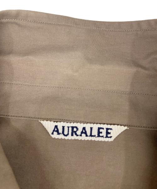 AURALEE（オーラリー）AURALEE (オーラリー) WASHED FINX TWILL BIG SHIRTSシャツ ベージュ サイズ:4の古着・服飾アイテム