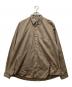 AURALEE（オーラリー）の古着「WASHED FINX TWILL BIG SHIRTSシャツ」｜ベージュ