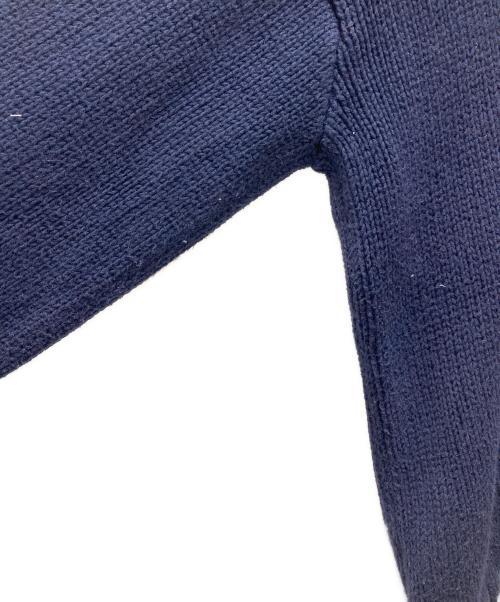 POLO RALPH LAUREN（ポロ・ラルフローレン）POLO RALPH LAUREN (ポロ・ラルフローレン) 刺繍ハイネックニット ネイビー サイズ:SPの古着・服飾アイテム