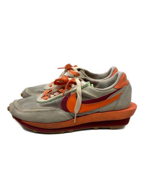 NIKE（ナイキ）NIKE (ナイキ) sacai (サカイ) ローカットスニーカー オレンジ サイズ:29の古着・服飾アイテム