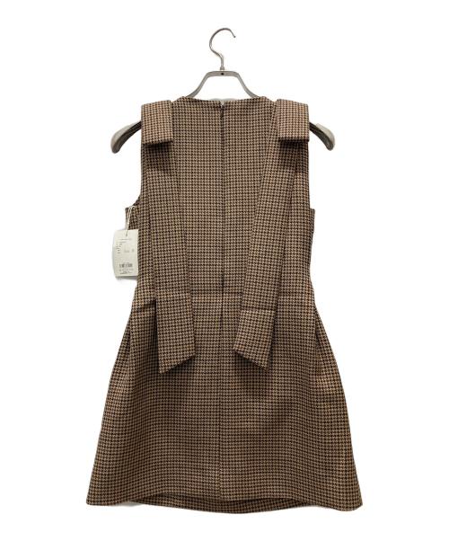 THE TOE（ザ・トゥー）THE TOE (ザ・トゥー) Veere Ribbon Dress ブラウン サイズ:XS 未使用品の古着・服飾アイテム