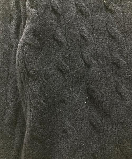 POLO RALPH LAUREN（ポロ・ラルフローレン）POLO RALPH LAUREN (ポロ・ラルフローレン) ケーブルニット ネイビー サイズ:XSの古着・服飾アイテム
