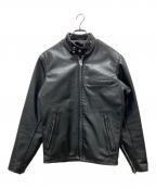 Schottショット）の古着「641 シングルライダースジャケット」｜ブラック