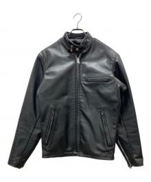 Schott（ショット）の古着「641 シングルライダースジャケット」｜ブラック