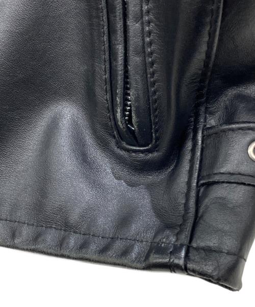 Schott（ショット）Schott (ショット) 641 シングルライダースジャケット ブラック サイズ:34の古着・服飾アイテム
