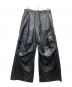 MM6 Maison Margiela（エムエムシックスメゾンマルジェラ）の古着「フェイクレザーパンツ」｜ブラック