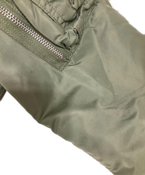 POLO RALPH LAUREN（ポロ・ラルフローレン）POLO RALPH LAUREN (ポロ・ラルフローレン) ワッペン フライトジャケット カーキ サイズ:Mの古着・服飾アイテム