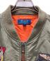 中古・古着 POLO RALPH LAUREN (ポロ・ラルフローレン) ワッペン フライトジャケット カーキ サイズ:M：15000円