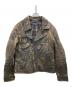POLO RALPH LAUREN（ポロ・ラルフローレン）の古着「LEATHER MOTORCYCLE JACKET」｜ブラウン