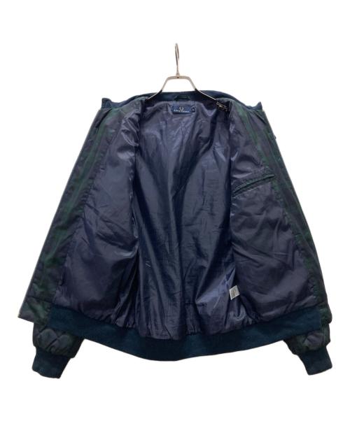FRED PERRY（フレッドペリー）FRED PERRY (フレッドペリー) スタンドカラージャケット グリーン サイズ:Lの古着・服飾アイテム