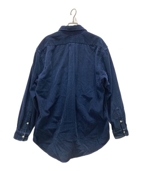 POLO RALPH LAUREN（ポロ・ラルフローレン）POLO RALPH LAUREN (ポロ・ラルフローレン) コーデュロイシャツ ネイビー サイズ:Mの古着・服飾アイテム