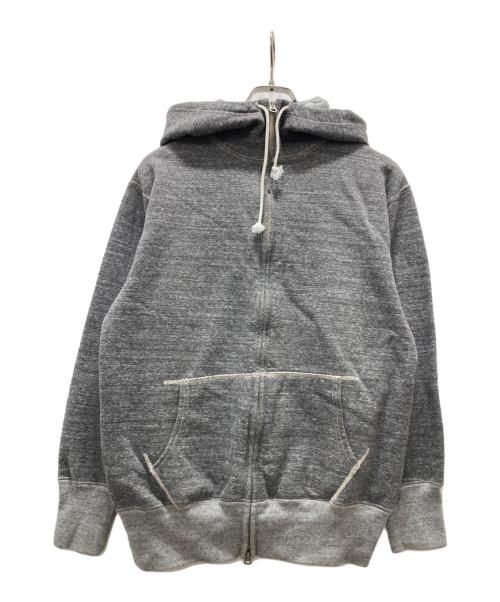 POWER WEAR（パワーウェア）POWER WEAR (パワーウェア) ジップパーカー グレー サイズ:Mの古着・服飾アイテム