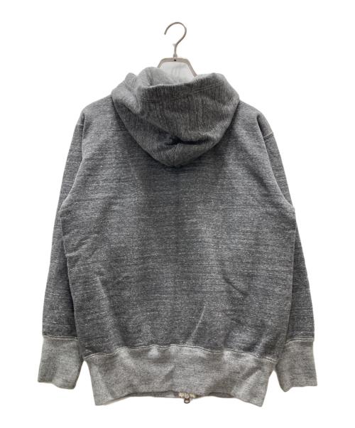 POWER WEAR（パワーウェア）POWER WEAR (パワーウェア) ジップパーカー グレー サイズ:Mの古着・服飾アイテム