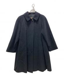 Burberry's（バーバリーズ）の古着「アンゴラステンカラーコート」｜ブラック