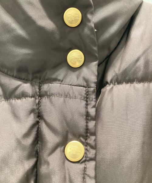 Burberry's（バーバリーズ）Burberry's (バーバリーズ) ノヴァチェック 金釦リバーシブルダウンジャケット ブラウン サイズ:Mの古着・服飾アイテム