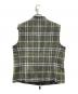 BURBERRY LONDON (バーバリーロンドン) チェックベスト グリーン サイズ:42：6000円