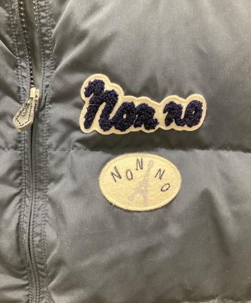 Mademoiselle NON NON（マドモアゼルノンノン）Mademoiselle NON NON (マドモアゼルノンノン) ワッペン ダウンベスト ネイビー サイズ:Mの古着・服飾アイテム