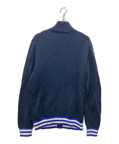 POLO RALPH LAUREN（ポロ・ラルフローレン）POLO RALPH LAUREN (ポロ・ラルフローレン) ロゴニットジャケット ネイビー サイズ:S（キッズXLサイズ)の古着・服飾アイテム