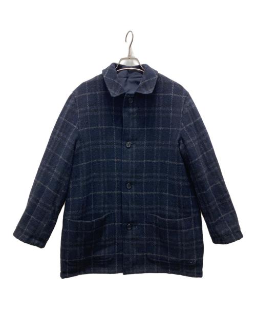 BURBERRY（バーバリー）BURBERRY (バーバリー) リバーシブルステンカラーコート ネイビー サイズ:記載無しの古着・服飾アイテム