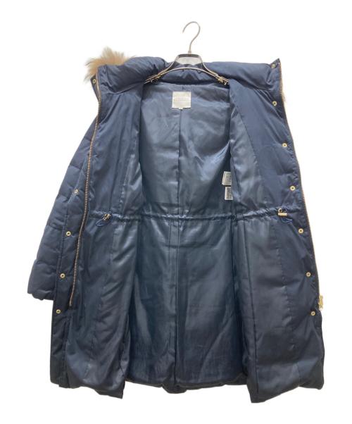 MACKINTOSH PHILOSOPHY（マッキントッシュ フィロソフィー）MACKINTOSH PHILOSOPHY (マッキントッシュ フィロソフィー) ラクーンファー付き ダウンコート ネイビー サイズ:36の古着・服飾アイテム